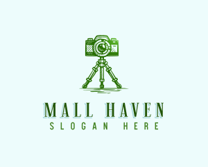 Camera Photography Tripod logo design