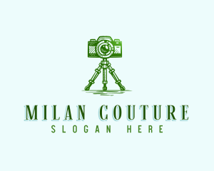 Camera Photography Tripod logo design