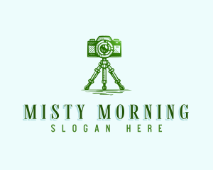 Camera Photography Tripod logo design