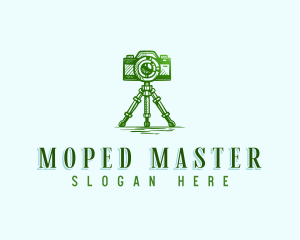 Camera Photography Tripod logo design