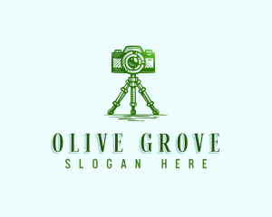 Camera Photography Tripod logo design