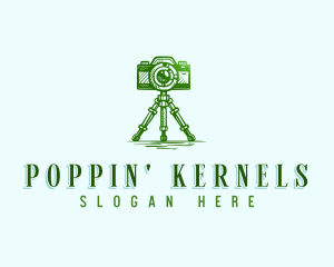 Camera Photography Tripod logo design