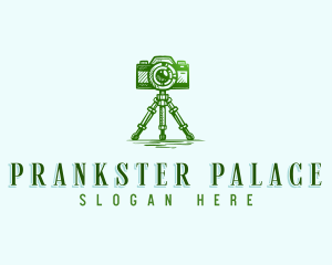 Camera Photography Tripod logo design