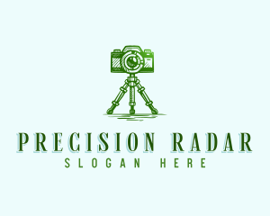 Camera Photography Tripod logo design