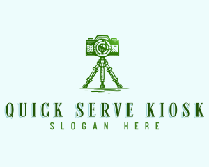 Camera Photography Tripod logo design