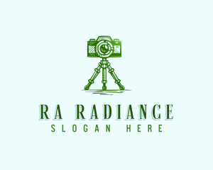 Camera Photography Tripod logo design