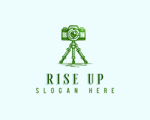 Camera Photography Tripod logo design