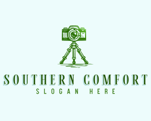 Camera Photography Tripod logo design