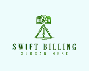 Camera Photography Tripod logo design