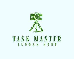 Camera Photography Tripod logo design