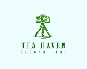 Camera Photography Tripod logo design