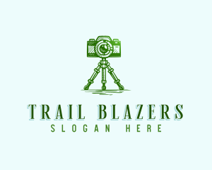 Camera Photography Tripod logo design