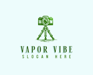 Camera Photography Tripod logo design