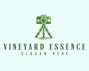 Camera Photography Tripod logo design