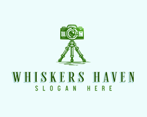 Camera Photography Tripod logo design