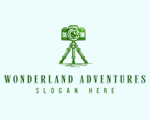 Camera Photography Tripod logo design