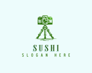 Camera Photography Tripod logo design