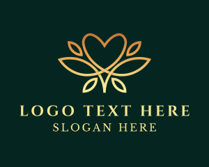 Cosmetics - Lotus Heart Spa logo design