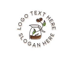 Cup - Coffee Brew Plant logo design