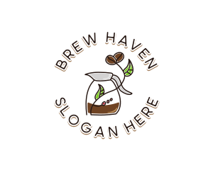 Coffee Brew Plant logo design