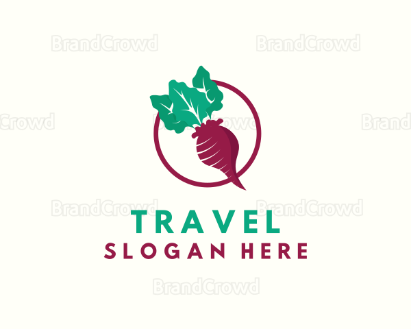 Beet Vegetable Crops Logo