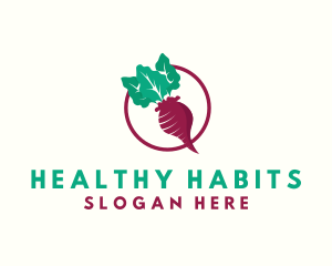 Beet Vegetable Crops logo design