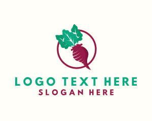 Beet Vegetable Crops Logo