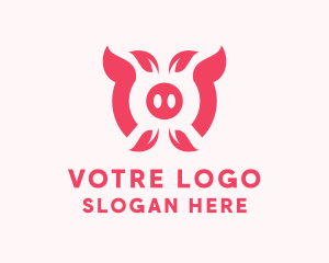 Pig - Organic Pig Farm logo design
