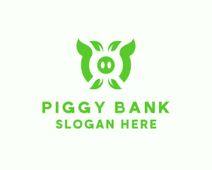 Pig - Organic Pig Farm logo design