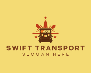 Philippine Jeepney Transportation logo design