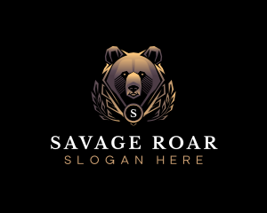 Wild Bear Animal logo design