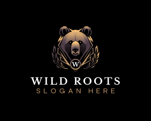 Wild Bear Animal logo design