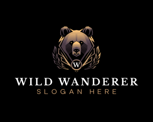 Wild Bear Animal logo design