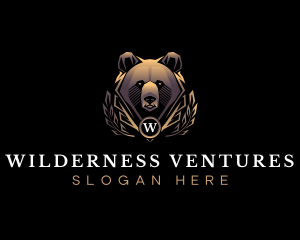 Wild Bear Animal logo design