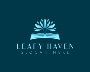 Leaves - Tree Book Leaves logo design