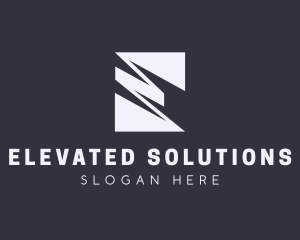 Professional Zigzag Letter E logo design