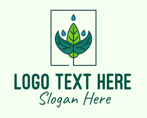 Droplet - Plant Watering logo design