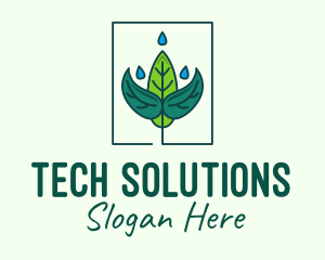 Herbal - Plant Watering logo design
