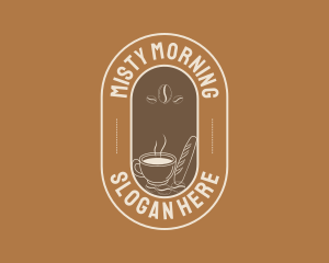 Hot Coffee Bean logo design