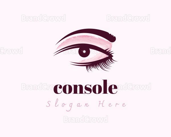 Beautiful Makeup Eyelash Logo