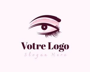 Beautiful Makeup Eyelash Logo