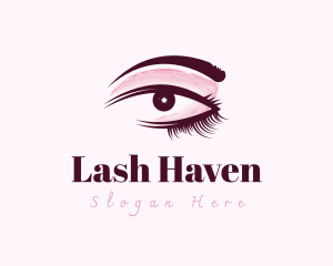 Beautiful Makeup Eyelash logo design