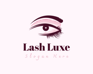 Beautiful Makeup Eyelash logo design