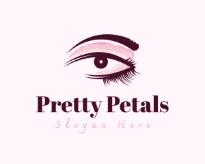 Beautiful Makeup Eyelash logo design