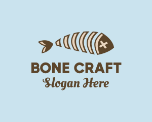 Bones - Dead Fish Bones logo design