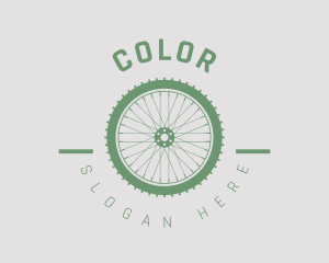 Emble - Cyclist Wheel Emblem logo design
