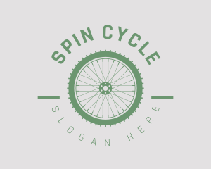 Wheel - Cyclist Wheel Emblem logo design