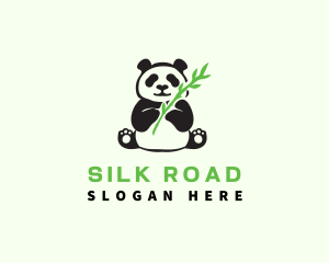 China - Panda Bamboo Animal logo design