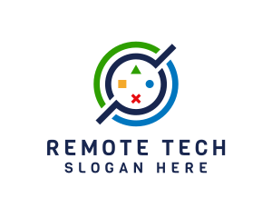 Remote - Game Controller Lifestyle logo design