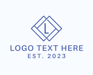 Tiling - Diamond Frame Home Decor logo design